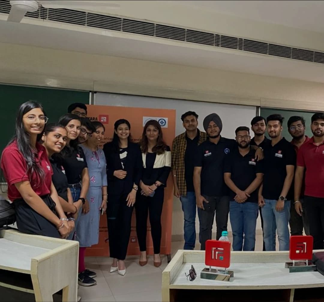 Merushri Baboota with students