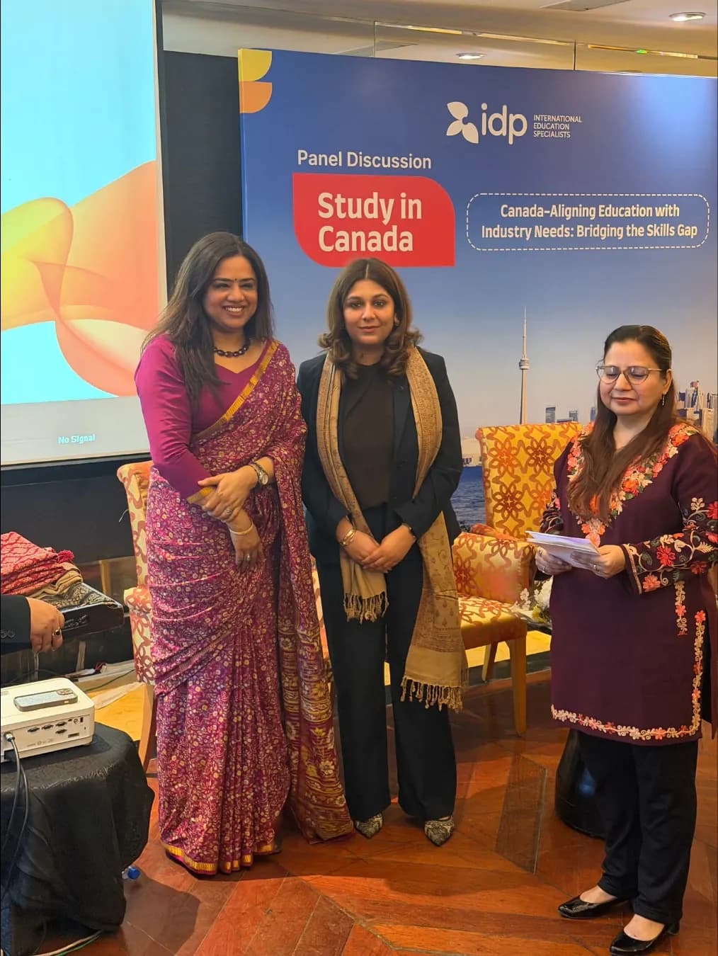 Merushri Baboota at a career event