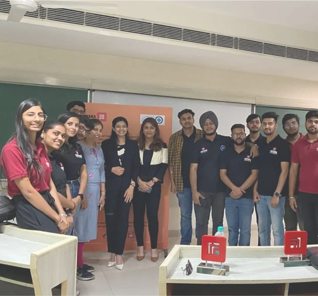 Merushri Baboota with students
